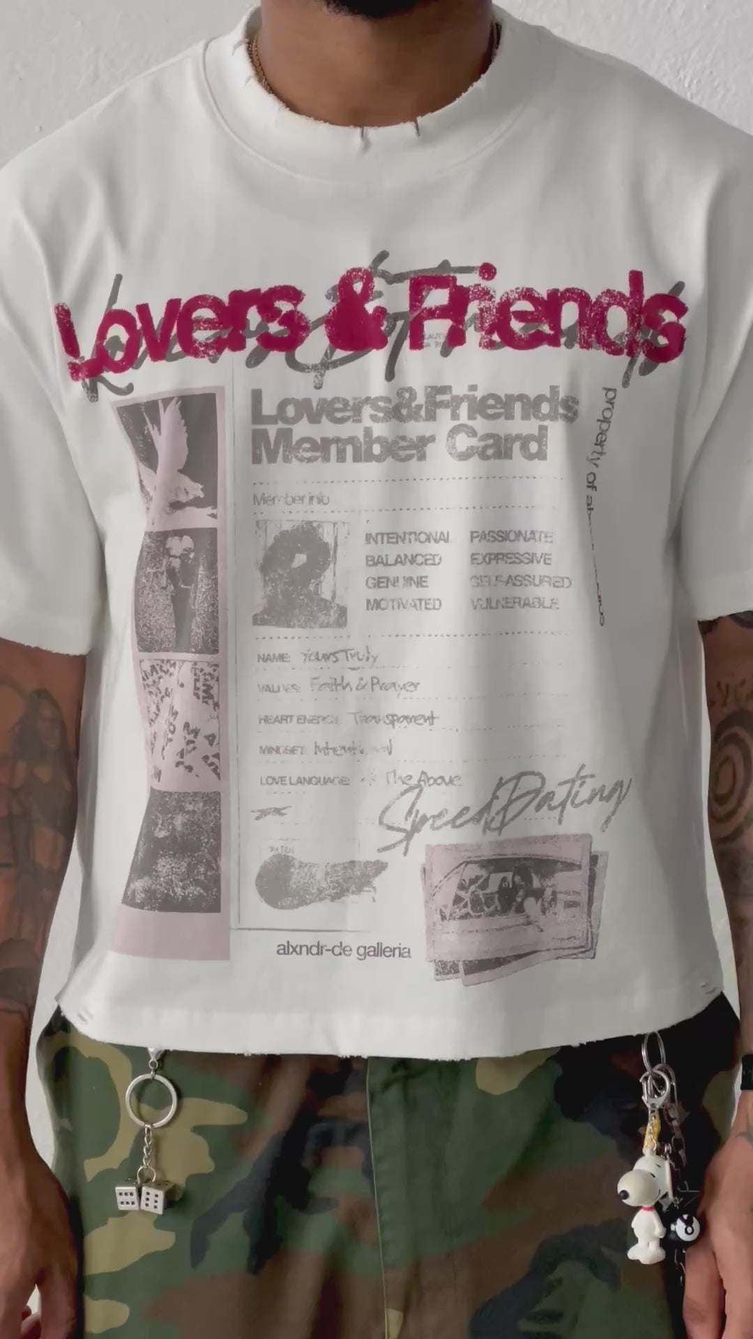 SCANDAL Tシャツ What is your STANDARDS? Lovers & Friends” Standards Tee – Davo Alxndr